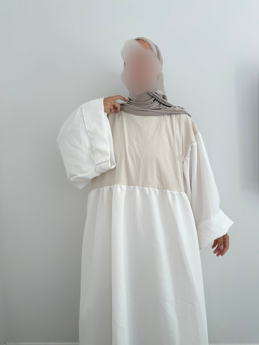 004 - ROBE À FRONCES NOUVEAU TISSU
