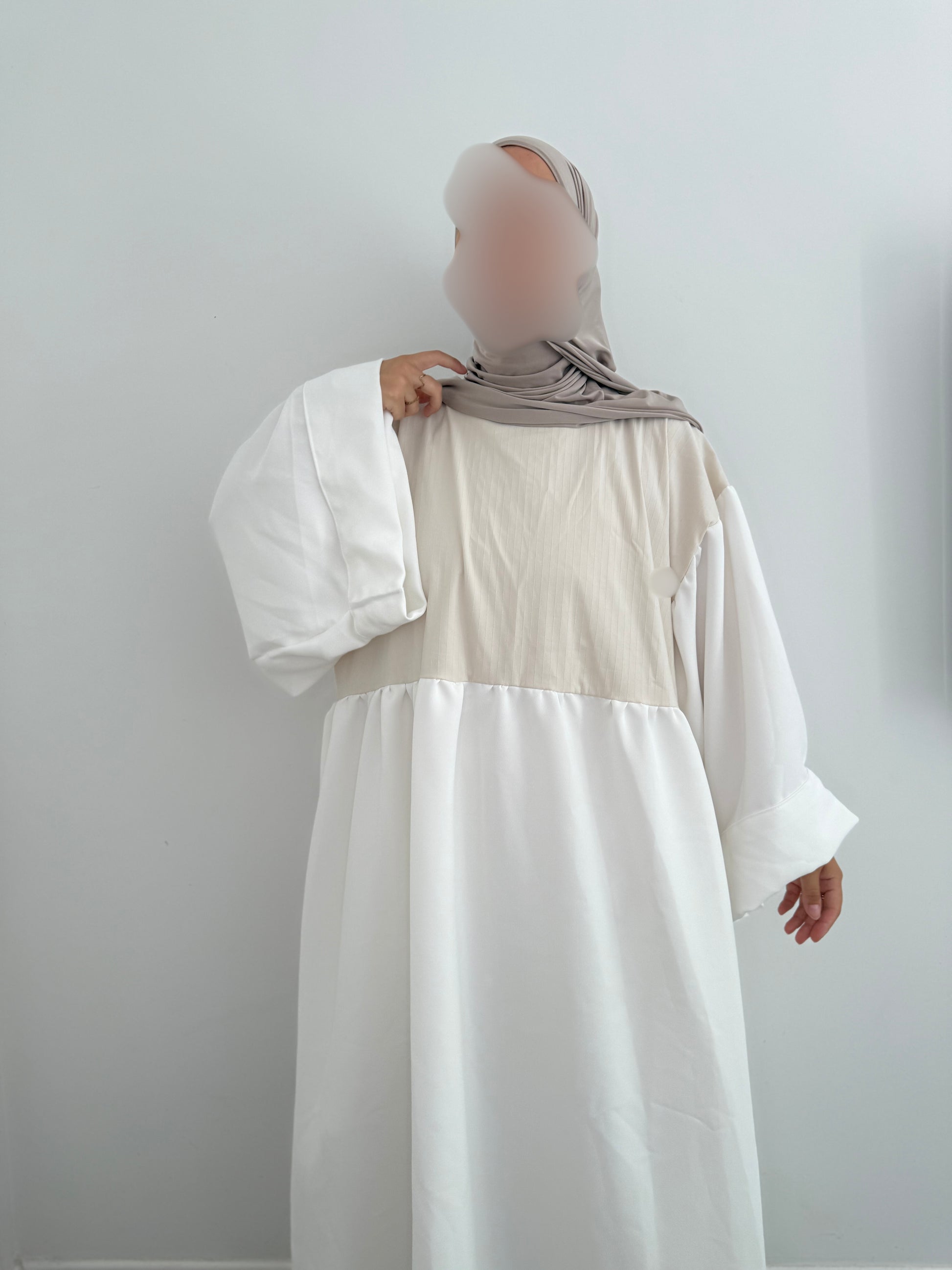 004 - ROBE À FRONCES NOUVEAU TISSU
