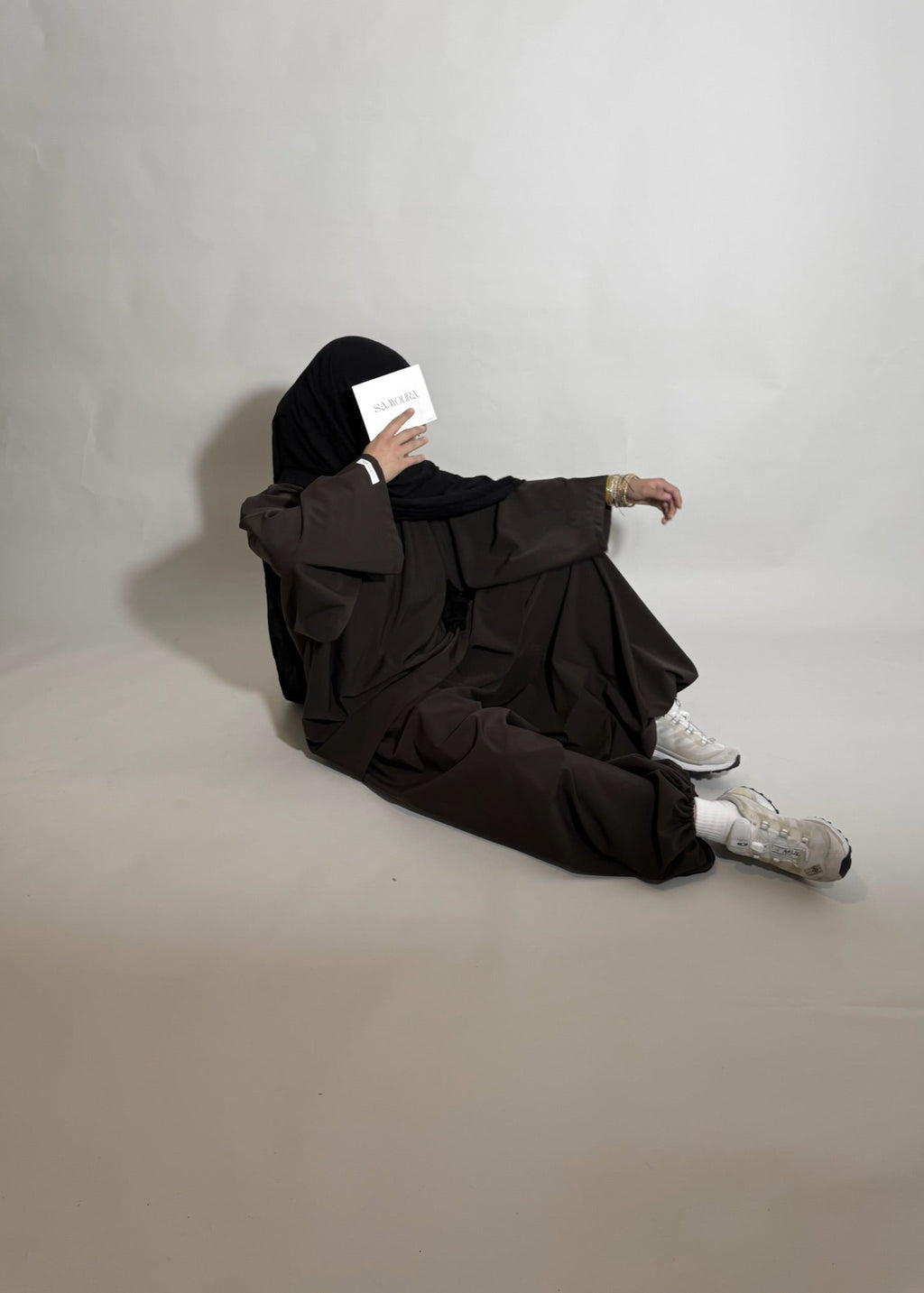 HAUT OVERSIZE MARRON