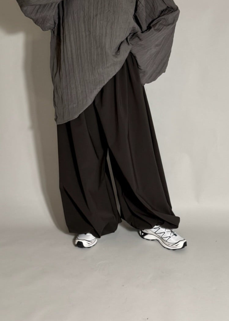 PANTALON BOUFFANT MARRON