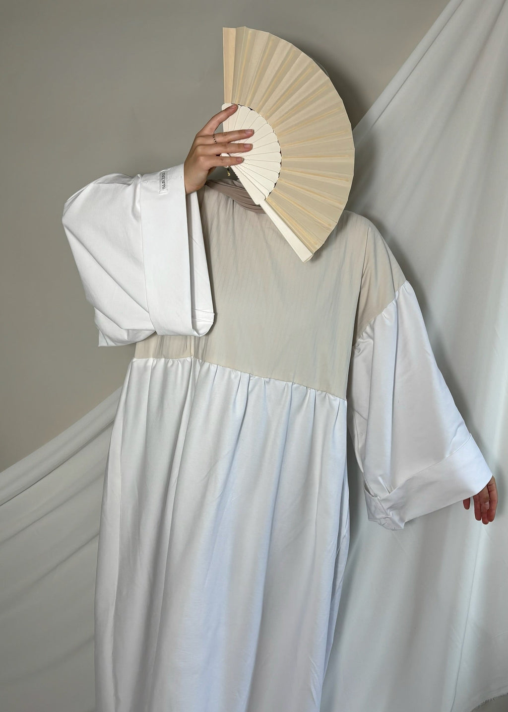 004 - ROBE À FRONCES NOUVEAU TISSU