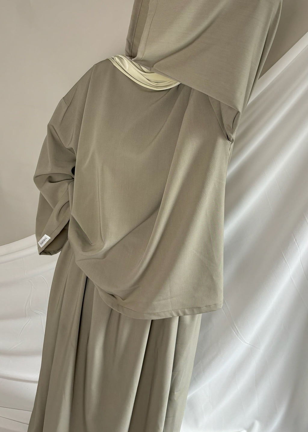 003 - ENSEMBLE OVERSIZE SAUGE